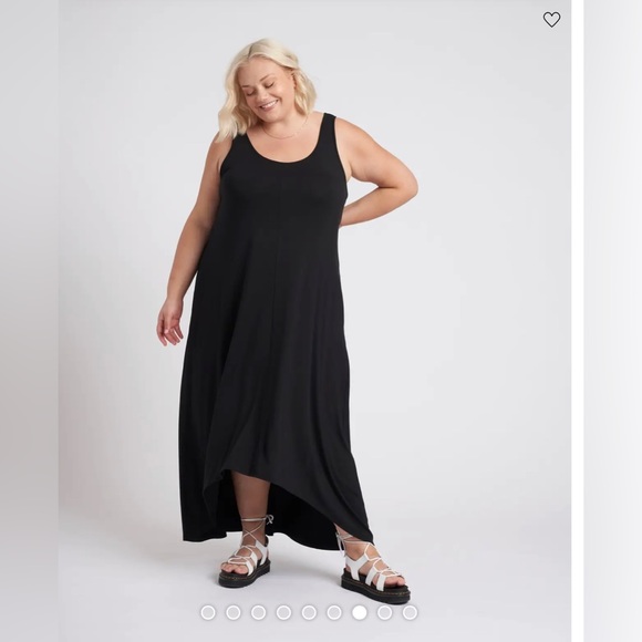 NWOT Universal Standard Athena Divine Jersey Dress - Black (US 2XS, Women’s 6-8) - Picture 4 of 15